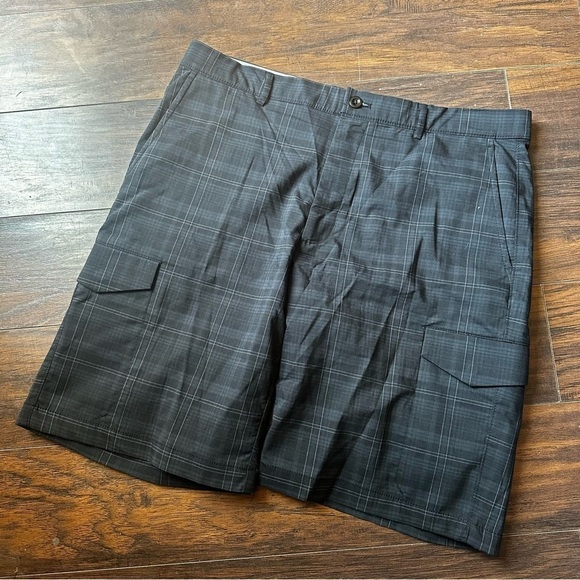 Greg Norman Shark Attack Plaid Shorts - Picture 2 of 5